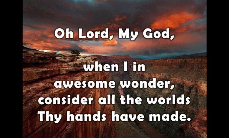how great thou art song lyrics